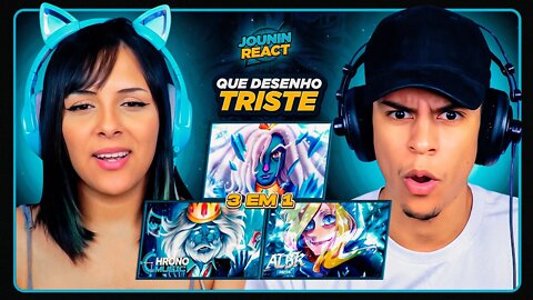 3 EM 1 - HORA DE AVENTURA | Chrono, Mistery & ALBK | [React em Casal] 🔥