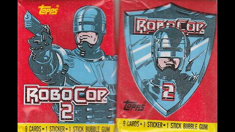 RoboCop 2 Trading Card Packs (1990, Topps) -- What's Inside