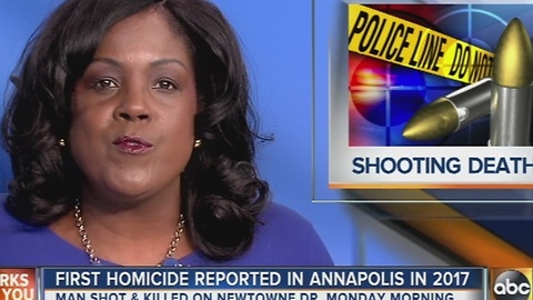 First homicide reported in Annapolis in 2017