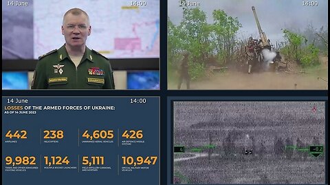 14.06.23 ⚡️ Russian Defence Ministry report on the progress of the deNAZIficationMilitaryQperationZ