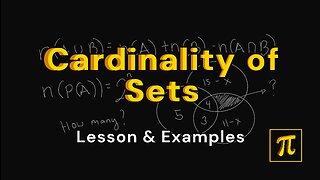 How to Solve Problems on the CARDINALITY of Sets? - Master these 2 Formulas!