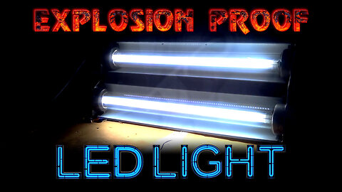 Our Explosion Proof Paint Spray Booth LED Light - Texas Made!