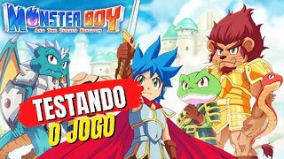 Testando o jogo #02 Monster Boy and the Cursed Kingdom - Xbox One S - Gameplay em PT-BR