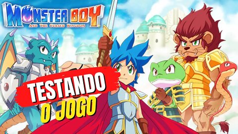 Testando o jogo #02 Monster Boy and the Cursed Kingdom - Xbox One S - Gameplay em PT-BR