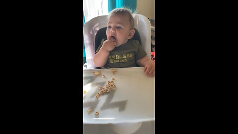 First time having Cheerios!