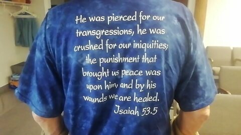 He was wounded for our transgressions. Who is this that Isaiah is speaking about?!? #Bible #Jesus