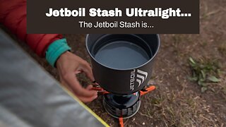 Jetboil Stash Ultralight Camping and Backpacking Stove Cooking System