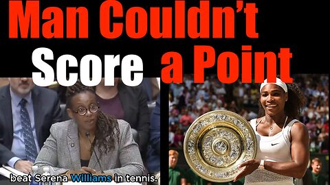 A Man Couldn't Score a Point on Serena Williams!