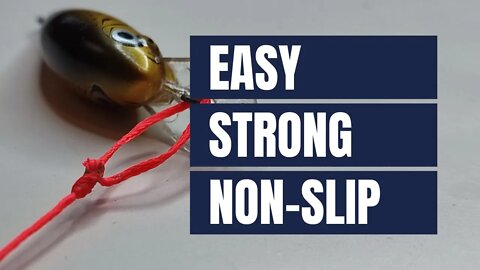 [Strong, Easy & Quick Fishing Knot] How To Tie A Non Slip Loop Knot
