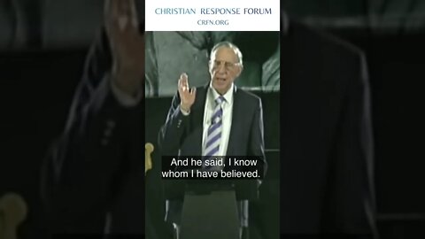 Derek Prince - Faith is Loyalty to Jesus Christ - Christian Response Forum #shorts #derekprince