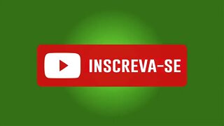 Chroma key botão inscreva-se green screen