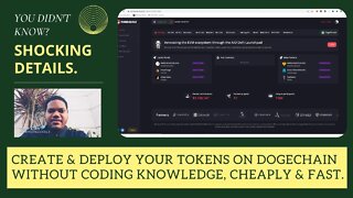 Create & Deploy Your Tokens On Dogechain Without Coding Knowledge, Cheaply & Fast.