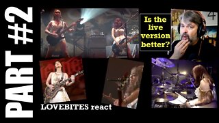 pt2 Lovebites React | Edge of the World (Live)