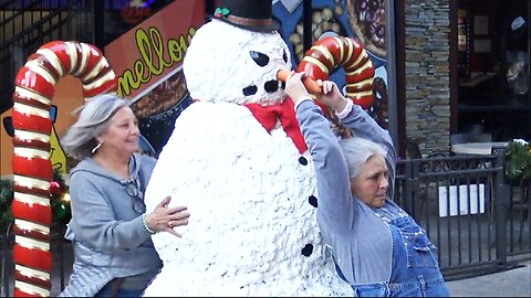Chaos Erupts When Snowman Comes To Life