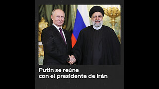 Vladímir Putin se reúne con el presidente iraní, Ebrahim Raisi