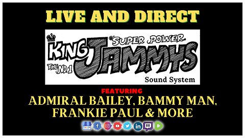 Official Foundation Reggae Live: King Jammys ft Admiral Bailey, Bammy Man, Frankie Paul & more pt2