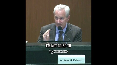Dr. Peter McCullough Calls Out Trump, Biden & The Media for Ignoring Vaccine Injuries And Deaths.