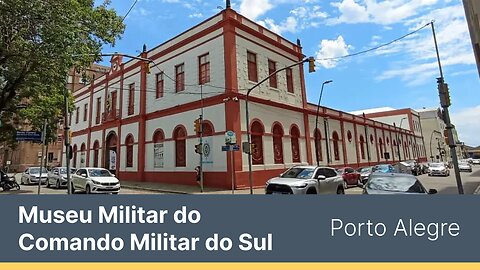 O que fazer em Porto Alegre? Conheça o Museu Militar do Comando Militar do Sul. #museum #portoalegre
