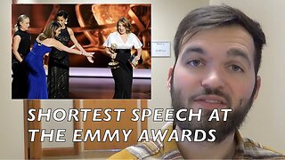 Shortest Speech Ever At The Emmy Awards