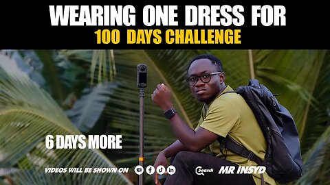 Wearing 1 dress for the 100 days challenge.