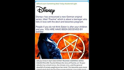 Impregnated By The "DEVIL" "DISNEY" Gone To Far With "Pauline"