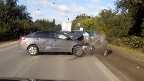 Accident in Volgograd, Russia