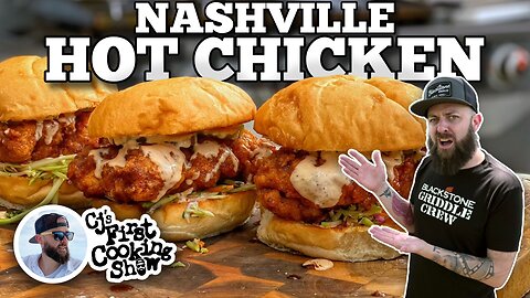 Spicy & Crispy Nashville Hot Chicken Sandwiches | Blackstone Griddle