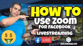 How To Use Zoom To Stream To Facebook?