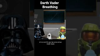 Darth Vader Breathing is Intense #starwars #darthvader