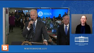 Death and Devastation: President Biden Delivering Remarks on Federal Response to Hurricane Ian...