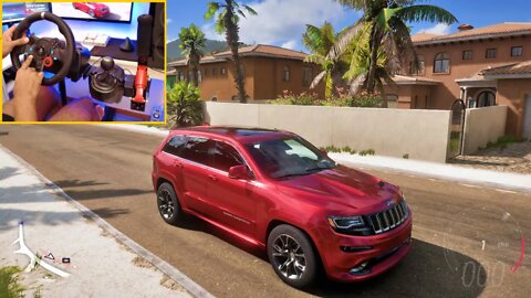 JEEP GRAND CHEROKEE SRT - FORZA HORIZON 5 - Steering Wheel + Shifter G29