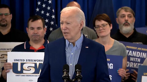 Biden Tells Steelworkers His 'Eaten By Cannibals' Story (Again)