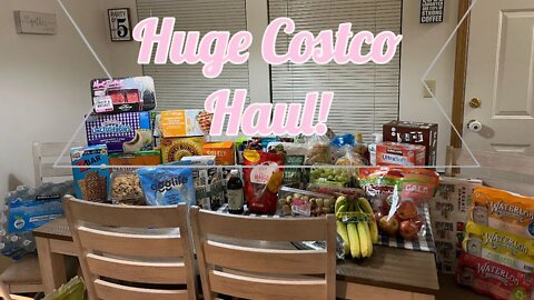 HUGE COSTCO SHOPPING HAUL FOR A LARGE FAMILY | SHOPPING FOR A FAMILY OF 5!