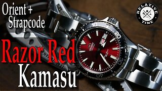 Strapcode Retro Razor Bracelet Review : Razor Red Kamasu