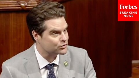 JUST IN- Matt Gaetz Invokes 'World War III' Backing Rule To Block US Troops From Going To Ukraine