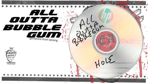 All Outta Bubble Gum 💿 Demo CD.