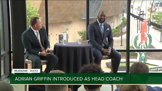 Adrian Griffin introduced as new head coach of the Milwaukee Bucks