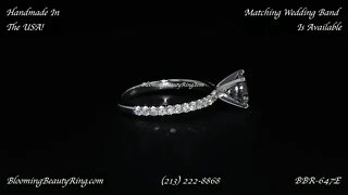 BBR 647E Diamond Engagement Ring By BloomingBeautyRing.com