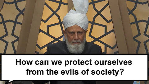 How can we protect ourselves from the evils of society?