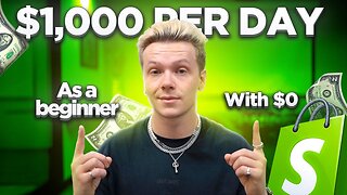How To Make $1,000/Day Dropshipping As A BEGINNER (No Money)