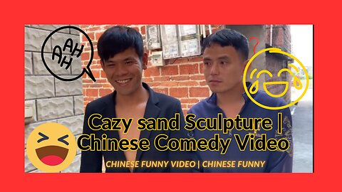 Cazy sand Sculpture | Chinese Comedy Video | Chinese Funny Video | Chinese Funny