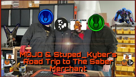 MOJO & Stuped_Kyber visited The Saber Merchant!! #mojo #stupedkyber #thesabermerchant