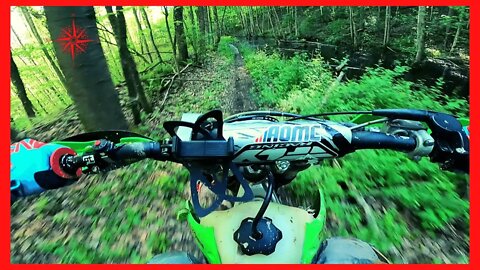 Hillclimbin and ridge-windin! (KX250 Singletrack in West Virginia)