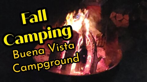 Fall Camping at Buena Vista Aquatic Recreation Campground in Taft, California