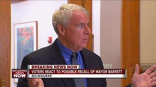 Voters react to possible Mayor Barrett recall