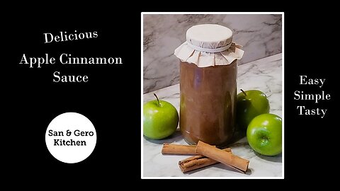 Delicious Apple Cinnamon Sauce Recipe