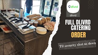 Full Dlivrd app catering order, how to complete the orders