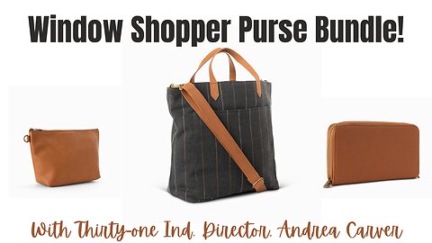 👜 Window Shopper Bag and Bundle | Ind. Thirty-One Director, Andrea Carver