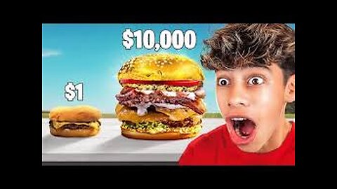 1$ burger vs $1,000 Burger