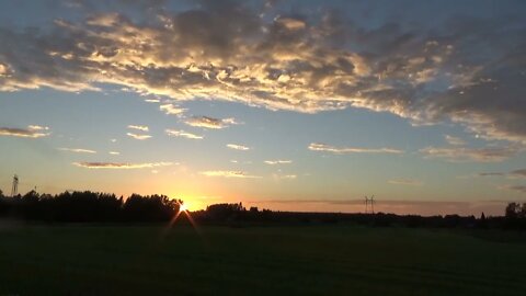 Auringonlasku - Sunset 23.6.2022